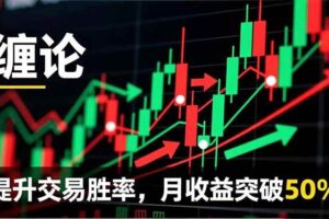 （16645期）缠论实战系统课程(更新11月)，理论解析+行情分解+买卖点捕捉，提升交易胜率，月收益突破50%